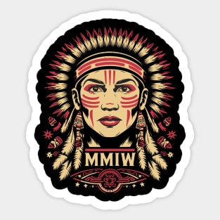 Mmiw Indigenous Sticker